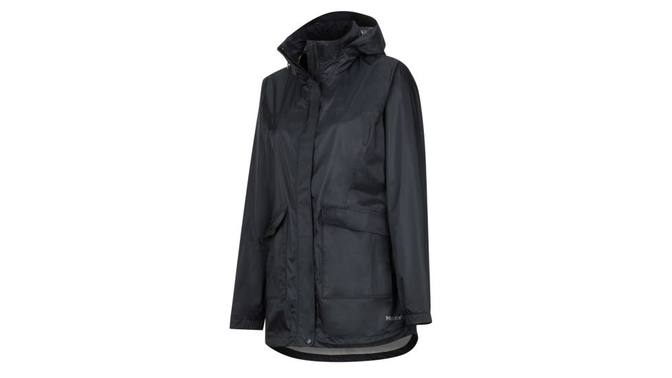 Marmot Ashbury PreCip Eco Jacket - Womens, Black, Large, 36600-001-L