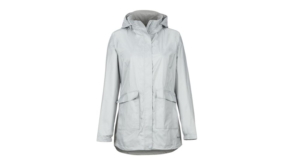 Marmot Ashbury PreCip Eco Jacket - Womens, Bright Steel, Large, 36600-1862-L