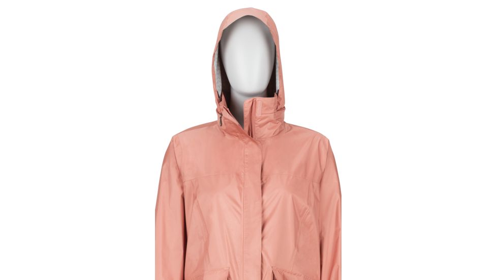 Marmot Ashbury PreCip Eco Jacket - Womens, Coral Pink, Extra Large, 36600-7274-XL