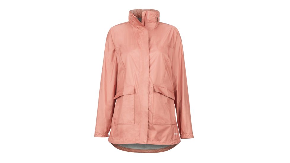 Marmot Ashbury PreCip Eco Jacket - Womens, Coral Pink, Extra Large, 36600-7274-XL