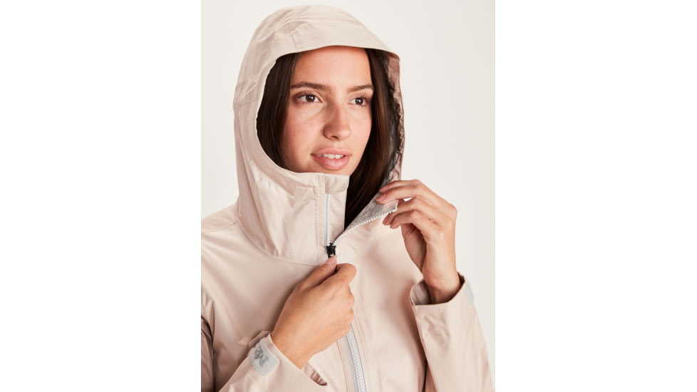 Marmot Ashbury PreCip Eco Jacket - Womens, Mandarin Mist, Small, 10000-9672-S