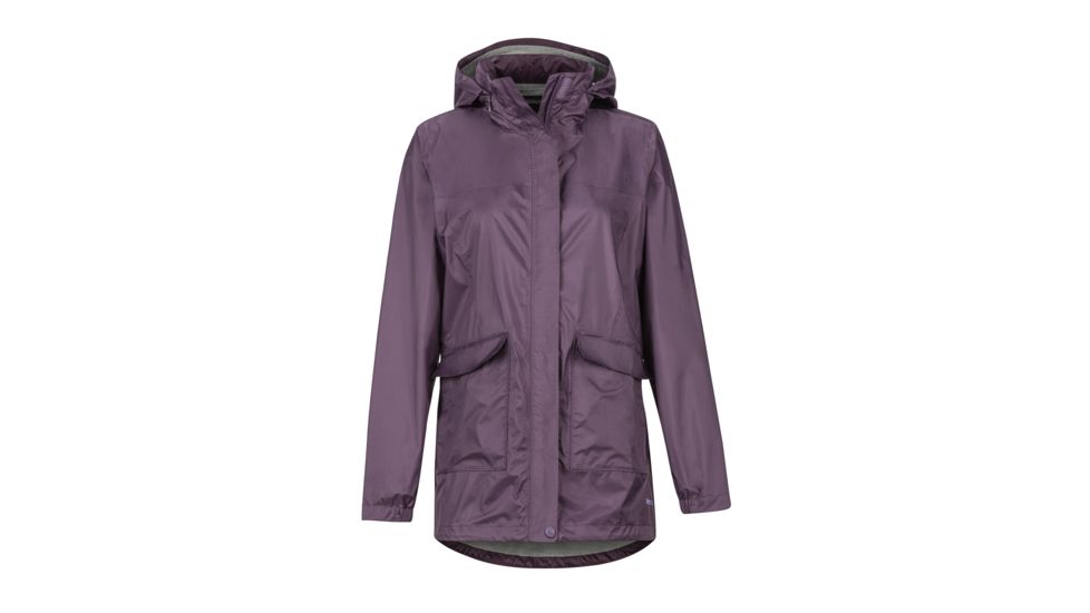 Marmot Ashbury PreCip Eco Jacket - Womens, Vintage Violet, Extra Large, 36600-7196-XL
