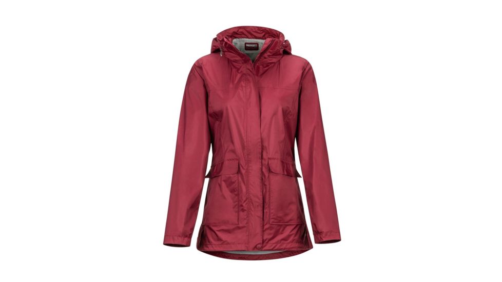 Marmot Ashbury PreCip Eco Jkt - Womens, Claret, Medium, 36600-6125-M