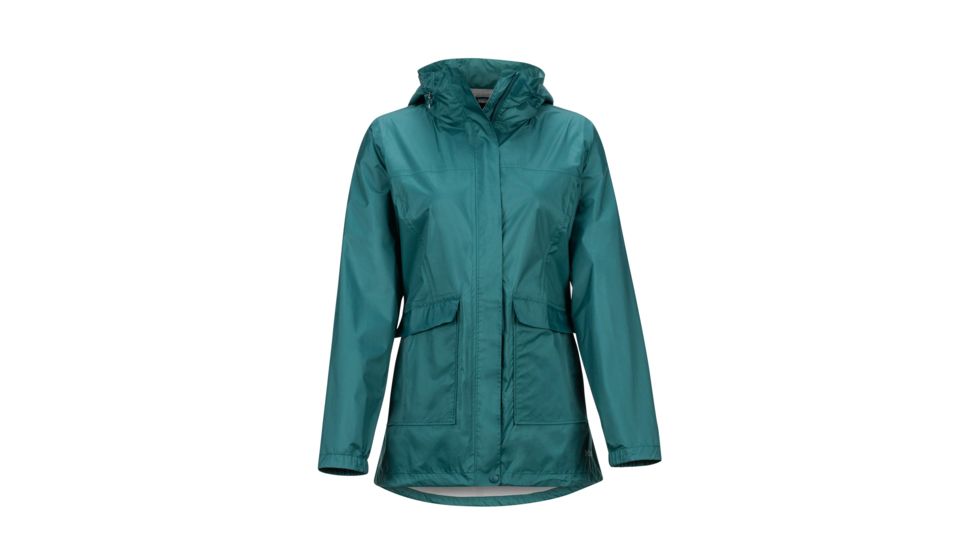 Marmot Ashbury PreCip Eco Jkt - Womens, Deep Teal, Medium, 36600-2209-M