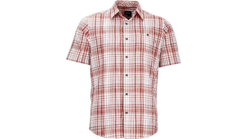 Marmot Asheboro Short Sleeve Shirt - Men's-Brick-X-Large