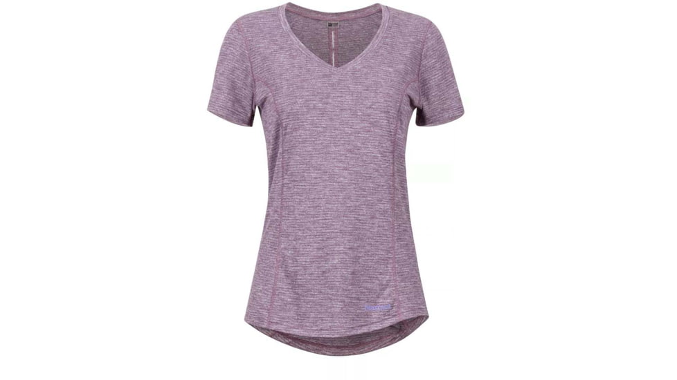 Marmot Aster Short Sleeve Shirt - Women's, Extra Small, Vintage Violet, 47270-7196-XS