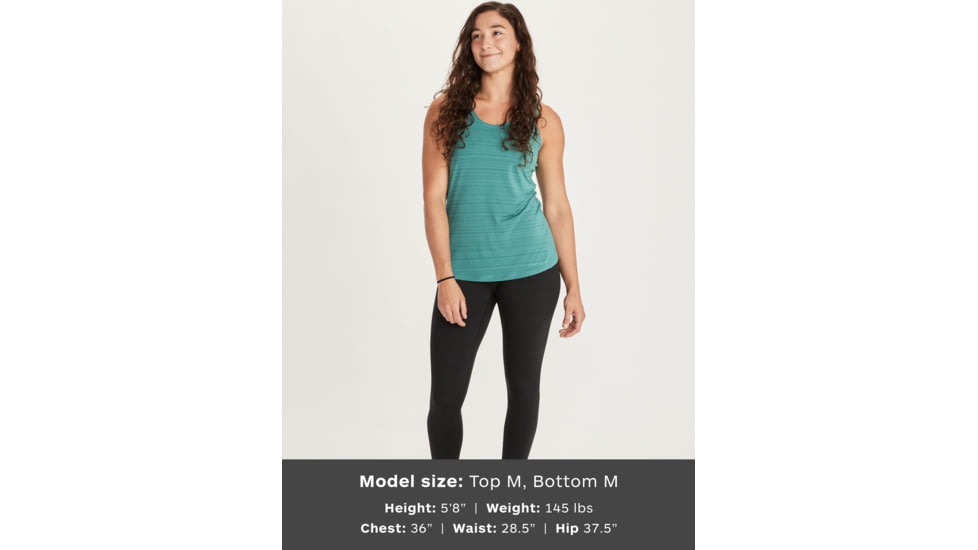 Marmot Aura Tank - Womens, Deep Jungle, Large, 46400-4973-L