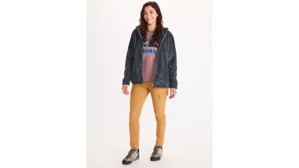 Marmot Avens Hoody - Womens, Steel Onyx, Extra Small, 31470-1515-XS