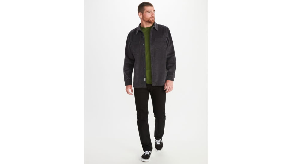 Marmot Aylesbury Corduroy Long Sleeve - Mens, Dark Steel, Extra Large, M13263-1132-XL