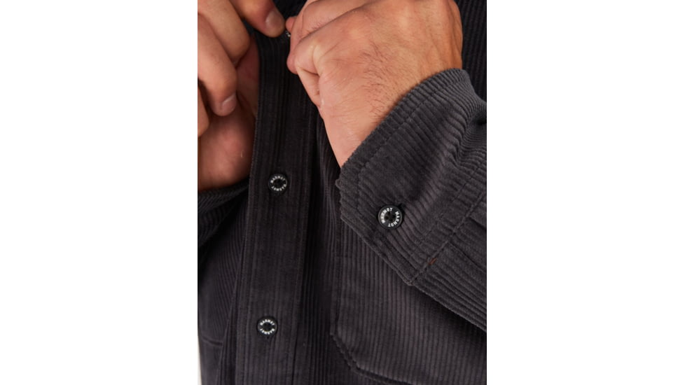 Marmot Aylesbury Corduroy Long Sleeve - Mens, Dark Steel, Extra Large, M13263-1132-XL