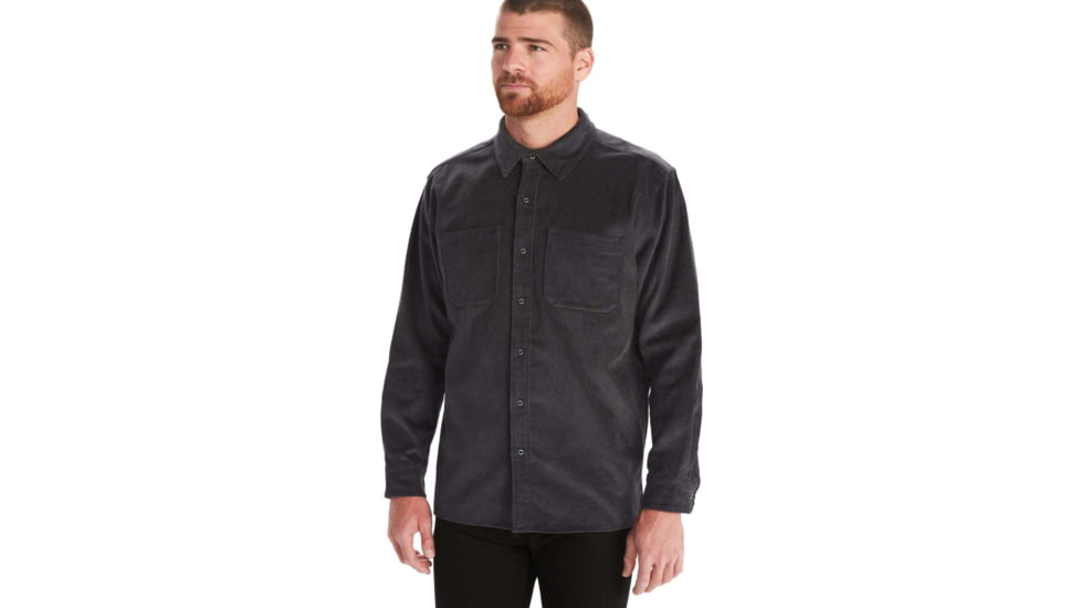 Marmot Aylesbury Corduroy Long Sleeve - Mens, Dark Steel, Extra Large, M13263-1132-XL