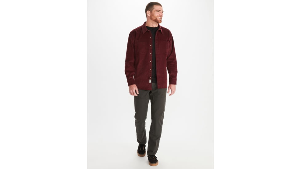 Marmot Aylesbury Corduroy Long Sleeve - Mens, Port Royal, Extra Large, M13263-6257-XL