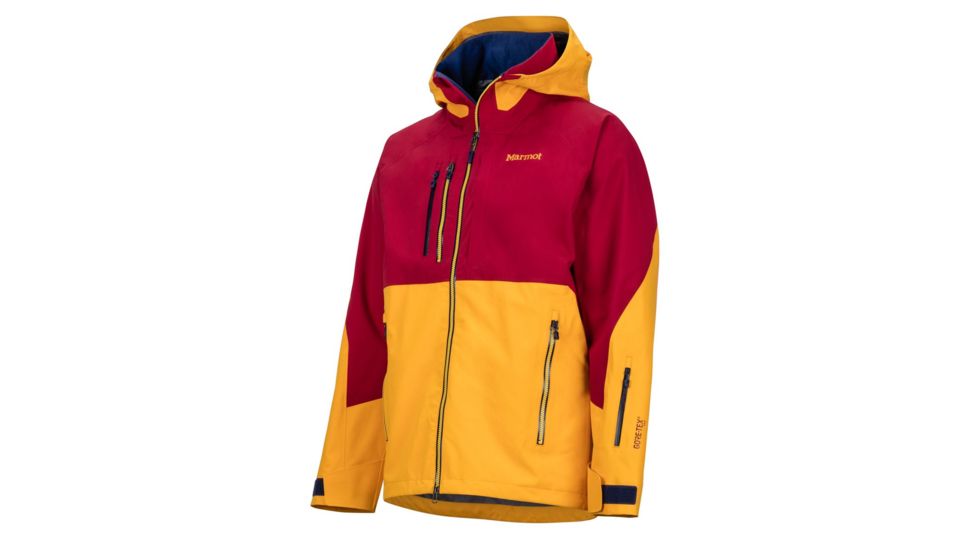 Marmot B Love Pro Jacket - Mens, Golden Sun/Sienna Red, M, 74270-9778-M