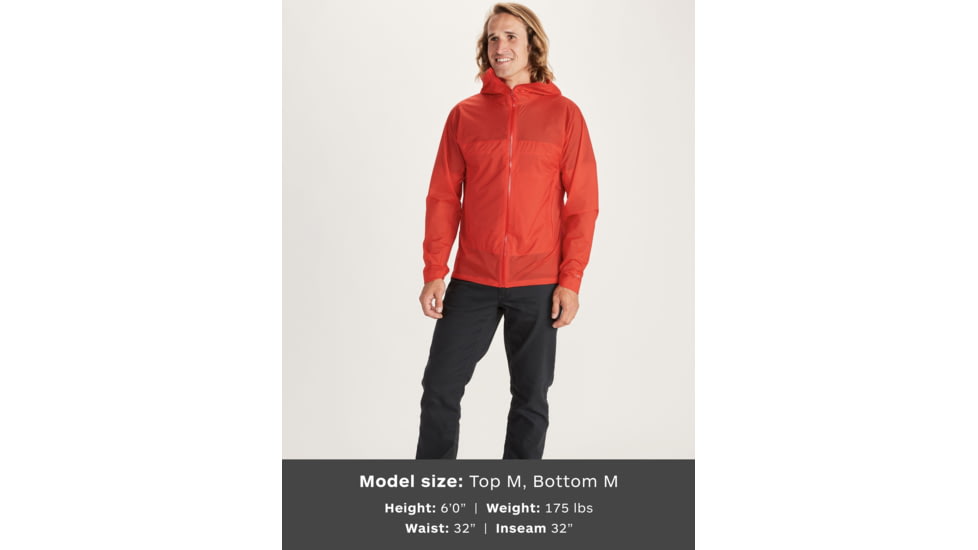 Marmot Bantamweight Jacket - Mens, Victory Red, Large, 31590-6702-L
