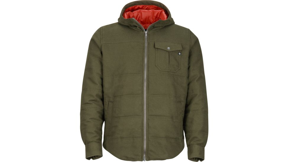 Marmot Banyons Insulated Hoody - Men's-Deep Olive Heather-Medium