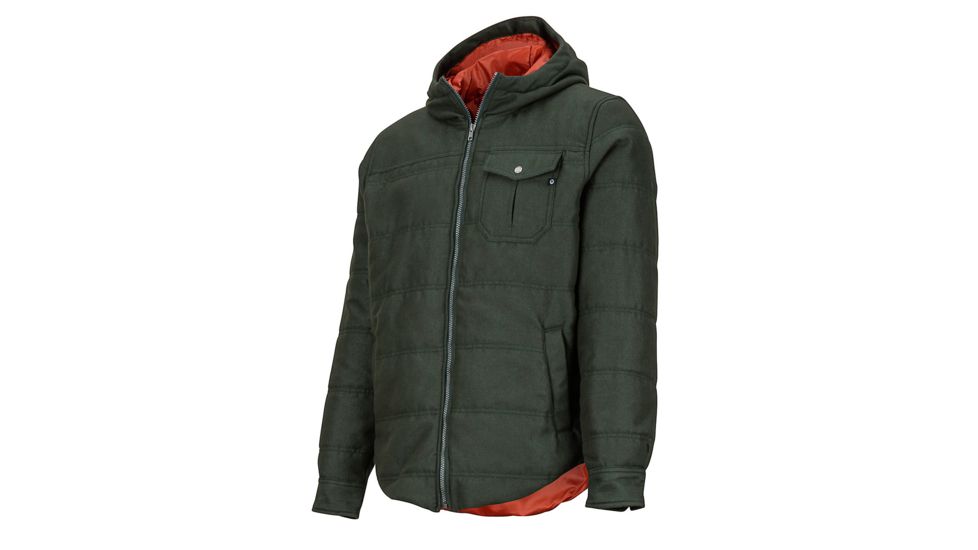 Marmot Banyons Insulated Hoody - Mens, Dark Spruce, Large, 49450-4741-L