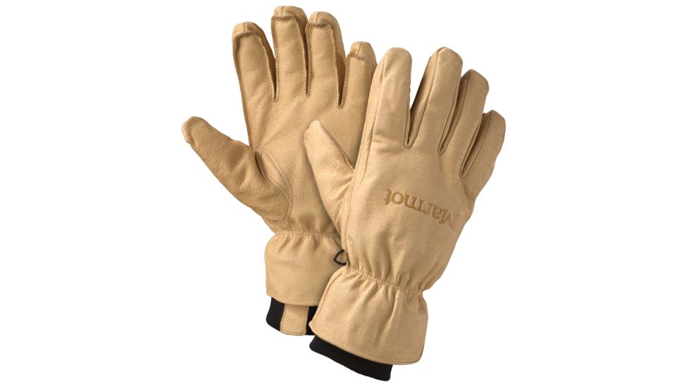 Marmot Basic Ski Glove - Men's-Tan-Medium
