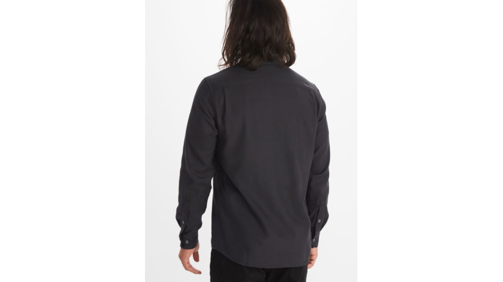 Marmot Bayview Midweight Flannel Long Sleeve - Mens, Dark Steel, Large, M13556-1132-L