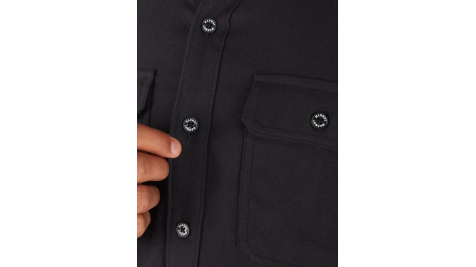 Marmot Bayview Midweight Flannel Long Sleeve - Mens, Dark Steel, Large, M13556-1132-L