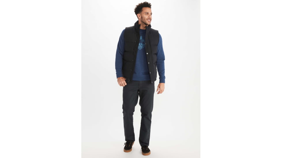 Marmot Bedford Vest - Mens, Black, Extra Large, M11759-001-XL