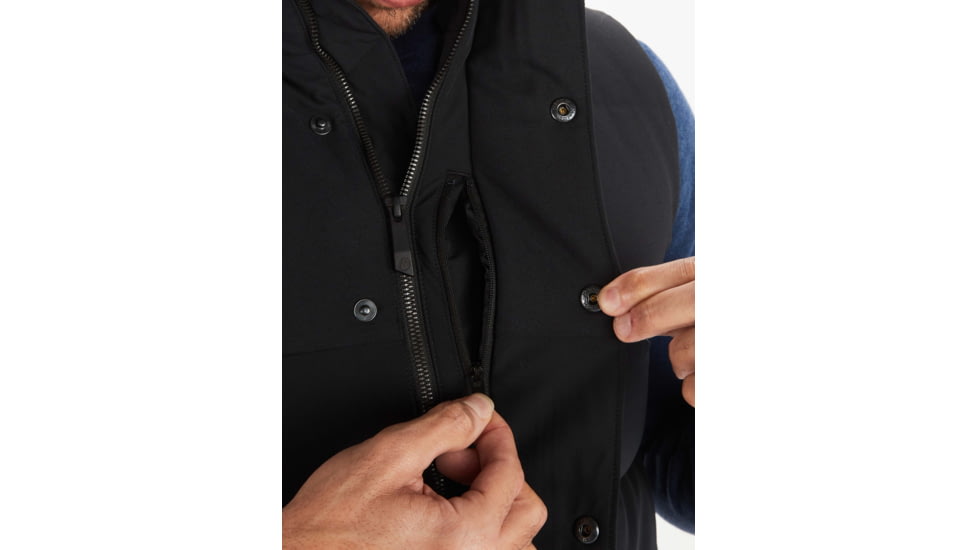Marmot Bedford Vest - Mens, Black, Extra Large, M11759-001-XL