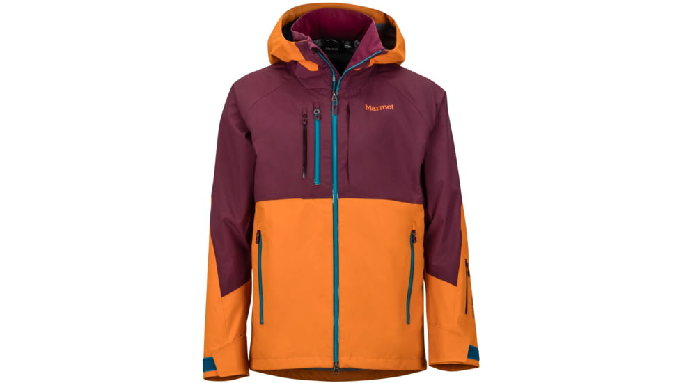 Marmot BL Pro Jacket - Mens, Hawaiian Sunset/Fig, Small, 74270-9452-HS/F-S