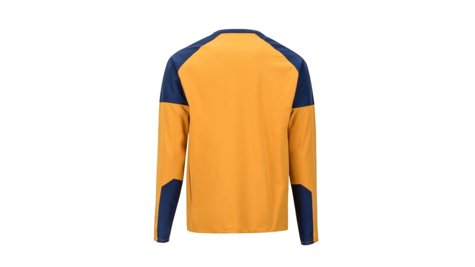 Marmot Bowery Long Sleeve - Mens, Aztec Gold/Arctic Navy, Small, 42260-9451-S