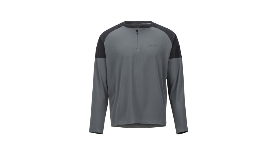 Marmot Bowery Long Sleeve - Men's, Slate Grey/Black, Medium, 42260-1444-M