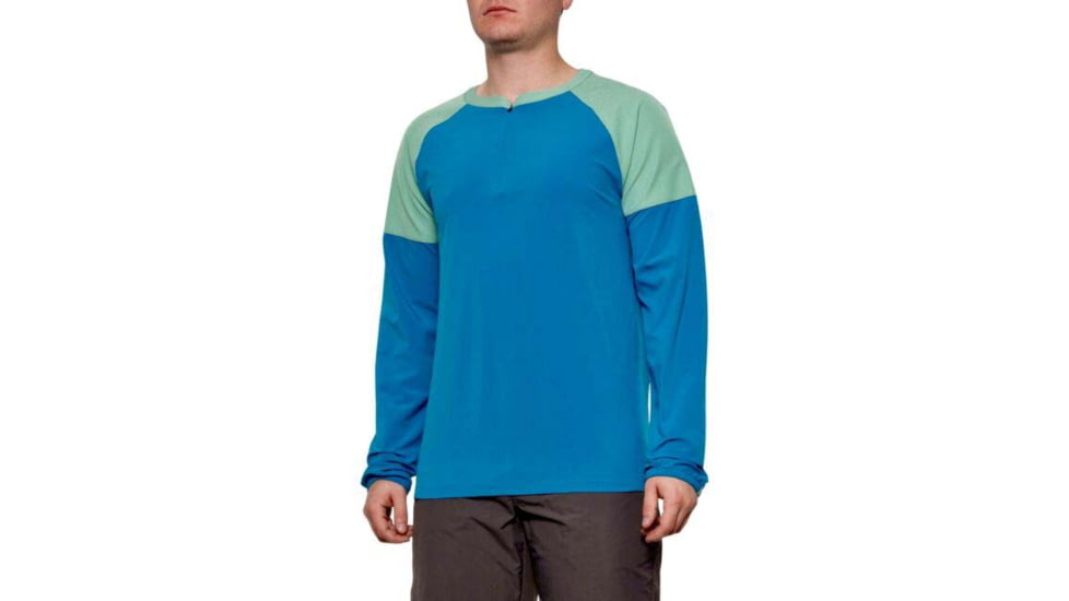 Marmot Bowery Long Sleeve - Mens, Turkish Tile/Pond Green, Medium, 42260-3002-M