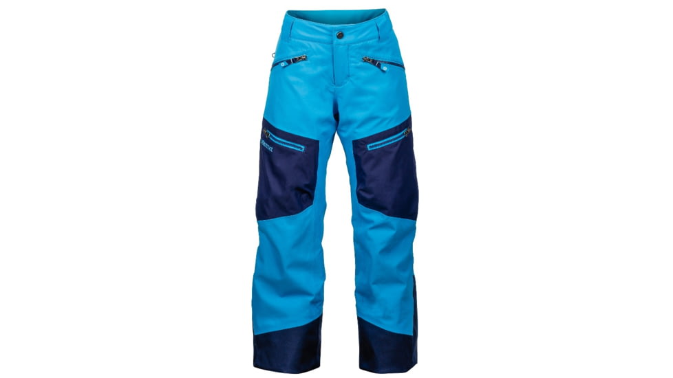 Marmot Boys Freerider Pant, Bahama Blue/Arctic Navy, XS, 73560-3958-XS