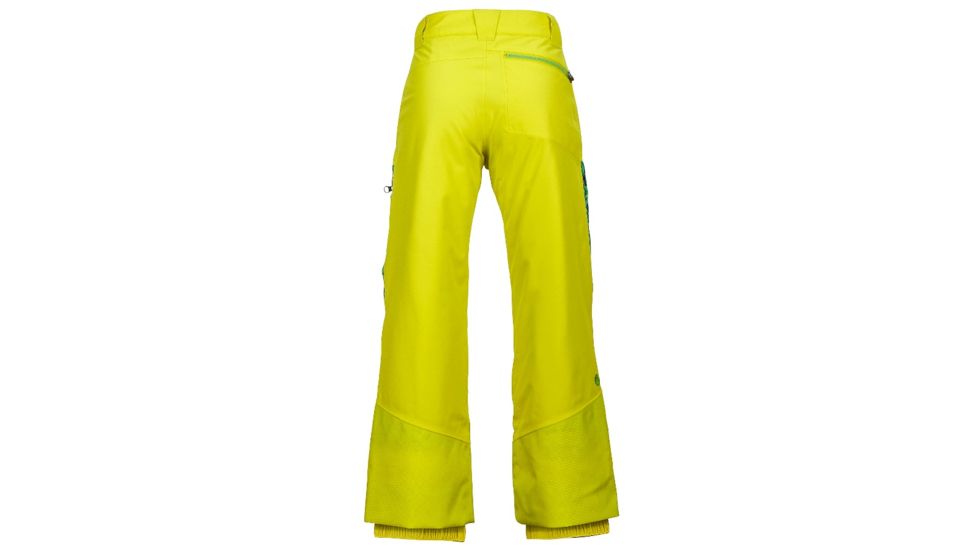 Marmot Boys Freerider Pant, Sulphur/Vibrant Green Shred, XL, 73560-8521-XL