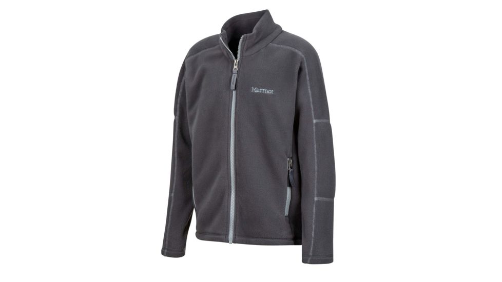 Marmot Boys Lassen Fleece Jacket, Slate Grey, Extra Large 83880-1440-XL