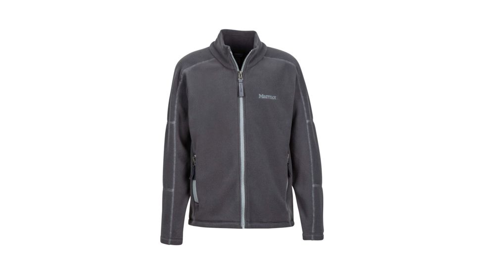 Marmot Boys Lassen Fleece Jacket, Slate Grey, Extra Large 83880-1440-XL