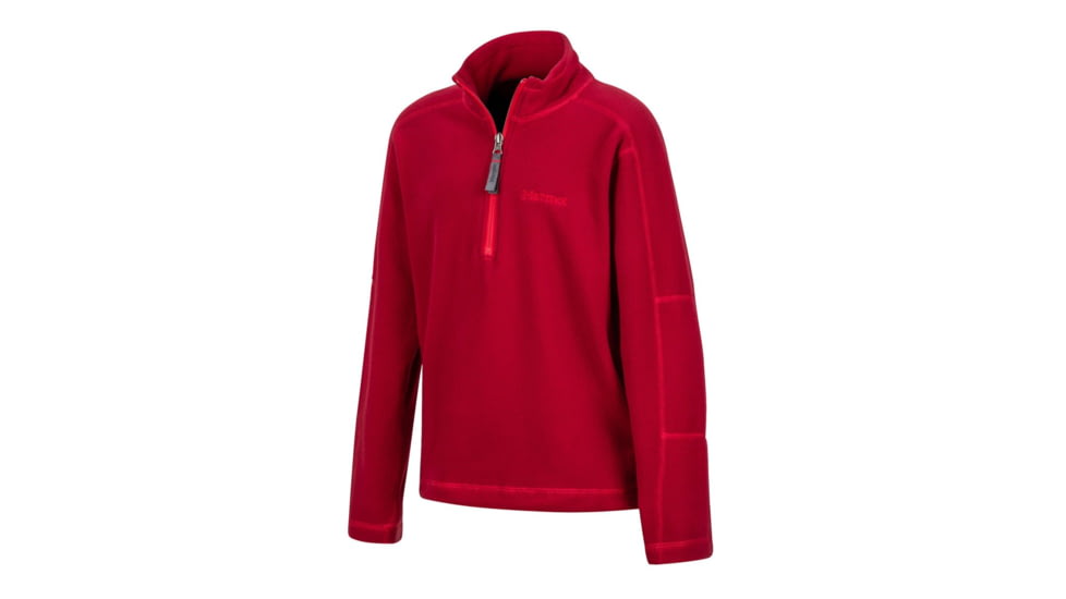 Marmot Boys Rocklin 1/2 Zip Jacket, Sienna Red, L 83960-6005-L