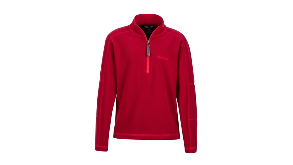 Marmot Boys Rocklin 1/2 Zip Jacket, Sienna Red, L 83960-6005-L