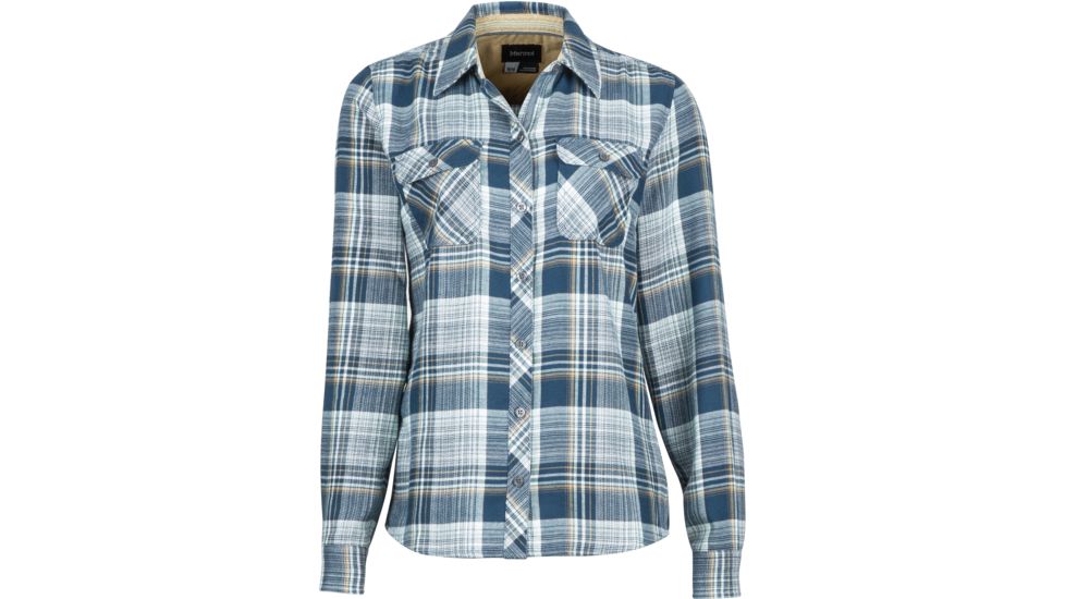 Marmot Bridget Flannel Long Sleeve - Women's-Denim-X-Small