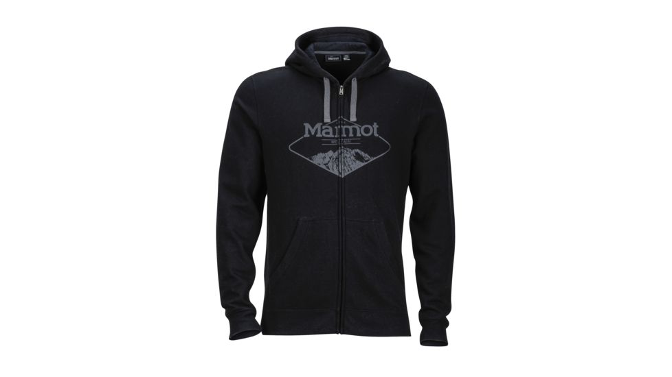 Marmot Burnside Hoody - Men's-Black-Large