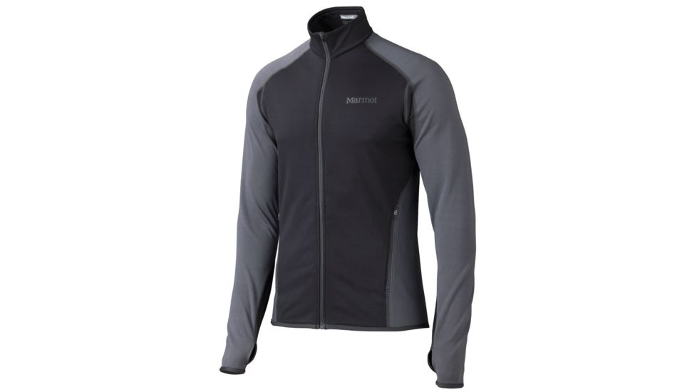Marmot Caldus Jacket - Men's-Black/Slate Grey-XX-Large