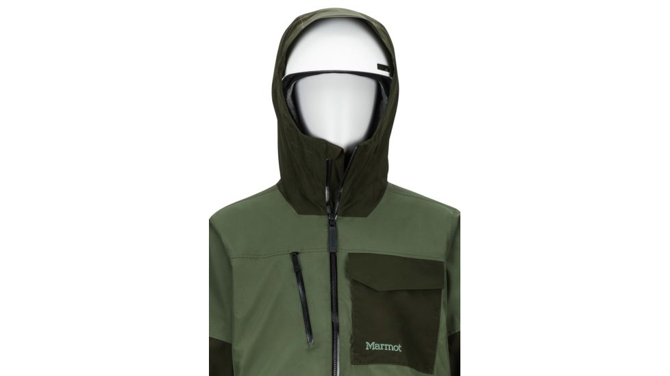 Marmot Carson Jacket - Mens, Crocodile/Rosin Green, Medium, 74840-Croc/RosGreen-M-DEMO