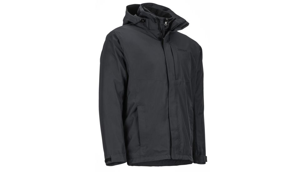 Marmot Castleton Component 3-in-1 Jacket - Men's, Black, 2XL 41120-001-XXL