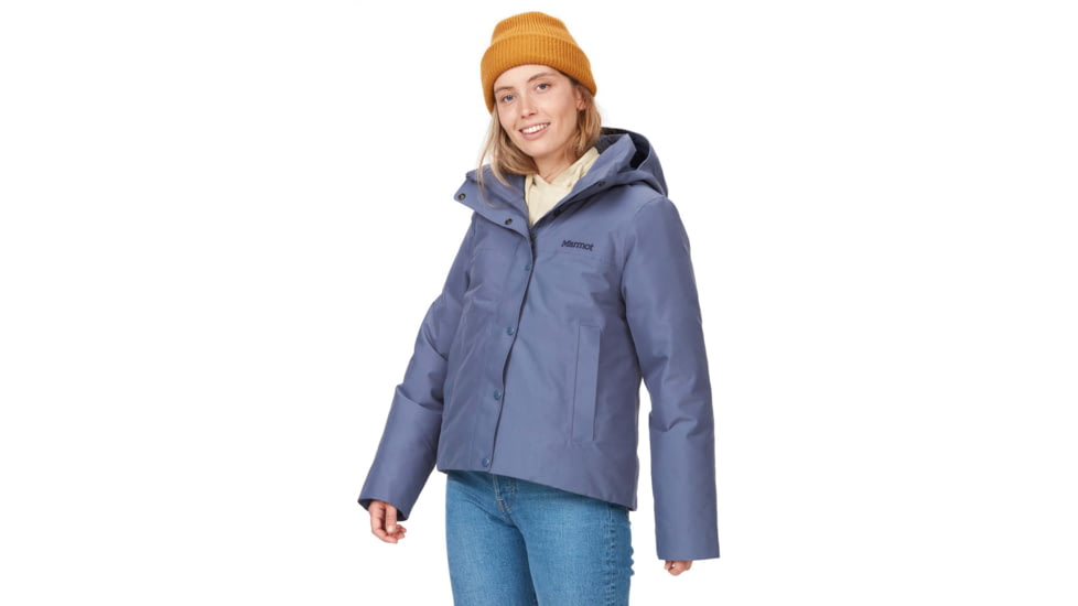 Marmot Chelsea Down Short Coat - Women's, Storm, Small, M14832-134-S