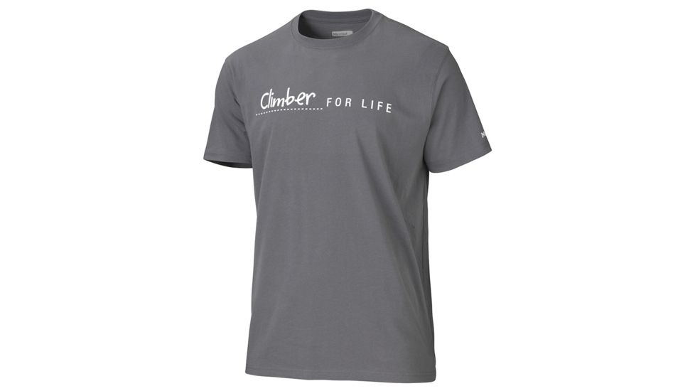 Marmot Climber Tee Short Sleeve - Men's-Charcoal-Small