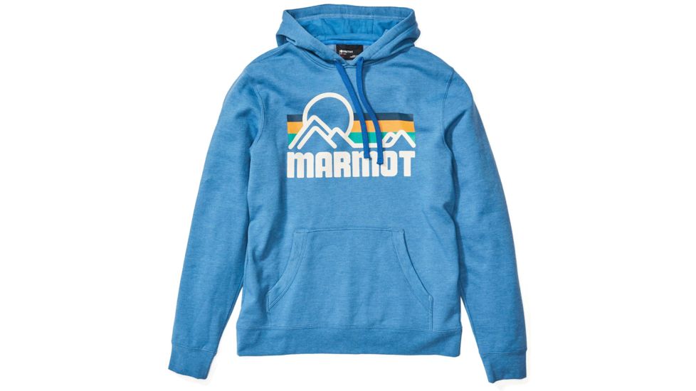 Marmot Coastal Hoodie - Mens, Varsity Blue Heather, Medium, 49360-8485-M