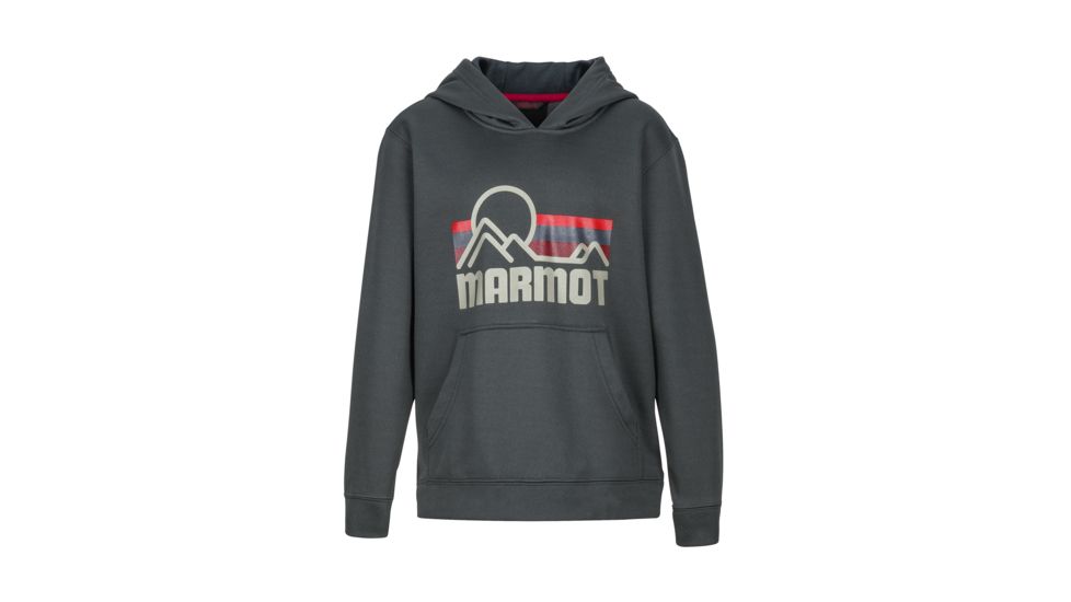 Marmot Demo, Boy's Coastal Hoody, Dark Zinc, M, 54330-1389-DEMO