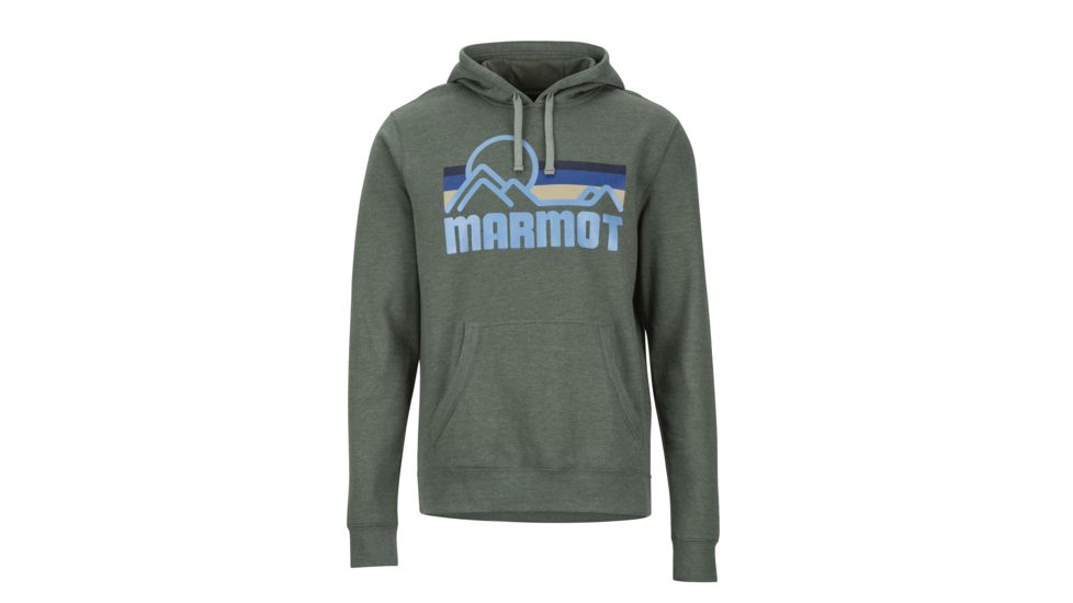 Marmot Coastal Hoody - Mens, Crocodile Heather, Medium, 49360-8497-M