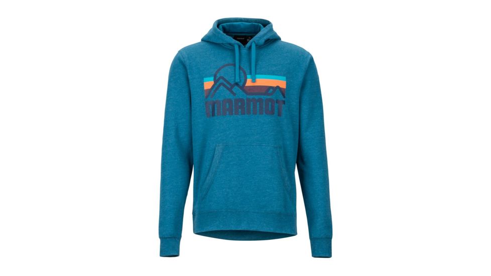 Marmot Coastal Hoody - Mens, Moroccan Blue Heather, Medium, 49360-3571-M