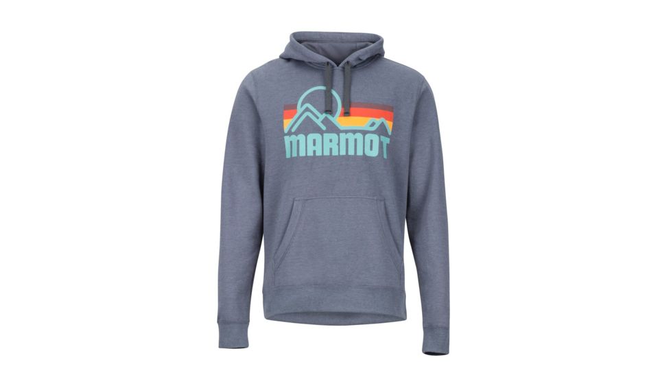 Marmot Coastal Hoody - Mens, Steel Onyx Heather, 2XL, 49360-8702-XXL