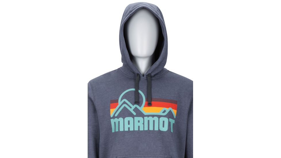 Marmot Coastal Hoody - Mens, Steel Onyx Heather, Large, 49360-8702-L