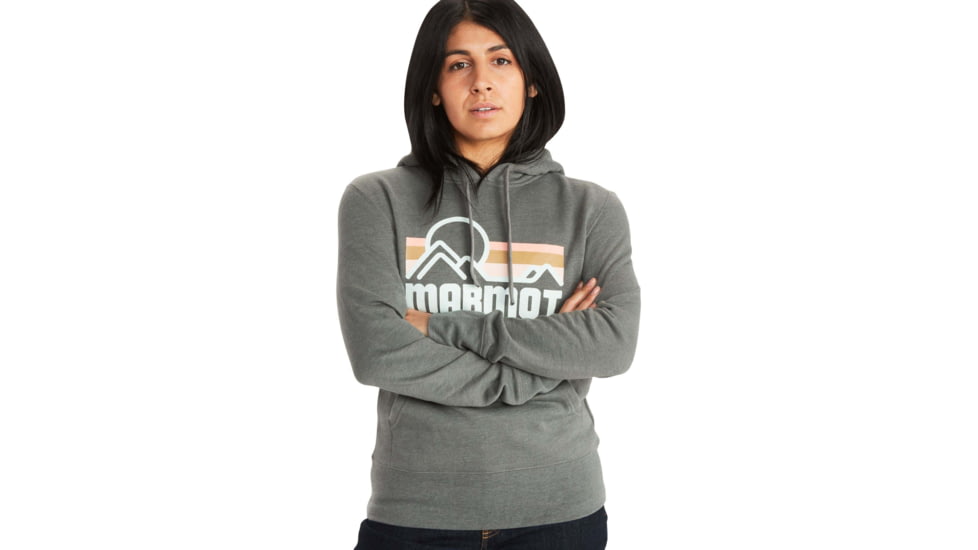 Marmot Coastal Hoody - Womens, Charcoal Heather, Medium, 32211-1204-M
