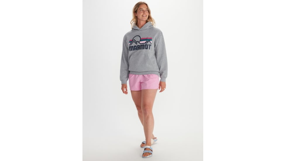Marmot Coastal Hoody - Womens, Grey Heather, Extra Small, M14262-007-XS